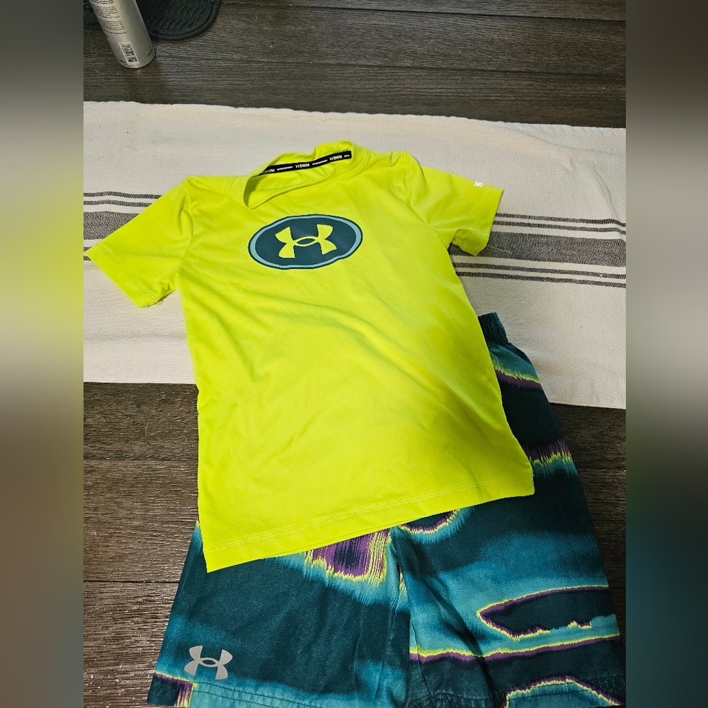 Under Armour Swim Trunks & Shirt